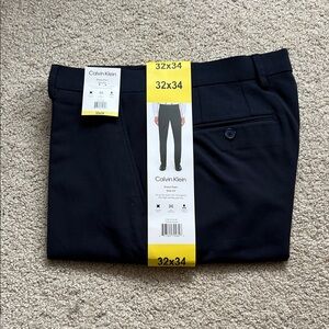 Calvin Klein Men's Dark Blue Dress pant